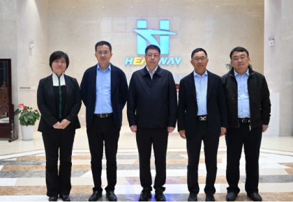 崂山区委书记张元升一行到太阳GG走访调研